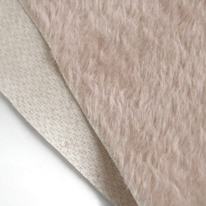(Yard) 10mm Light Pink mohair fabric A46