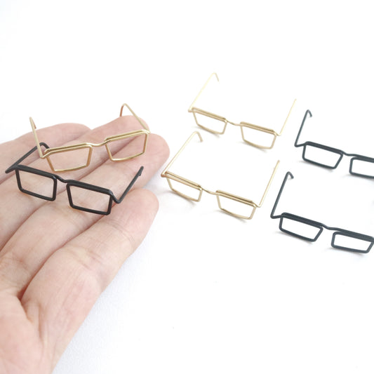 4pcs Mini Square Glasses