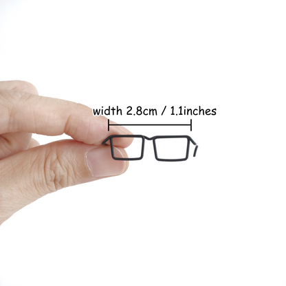 4pcs Mini Square Glasses