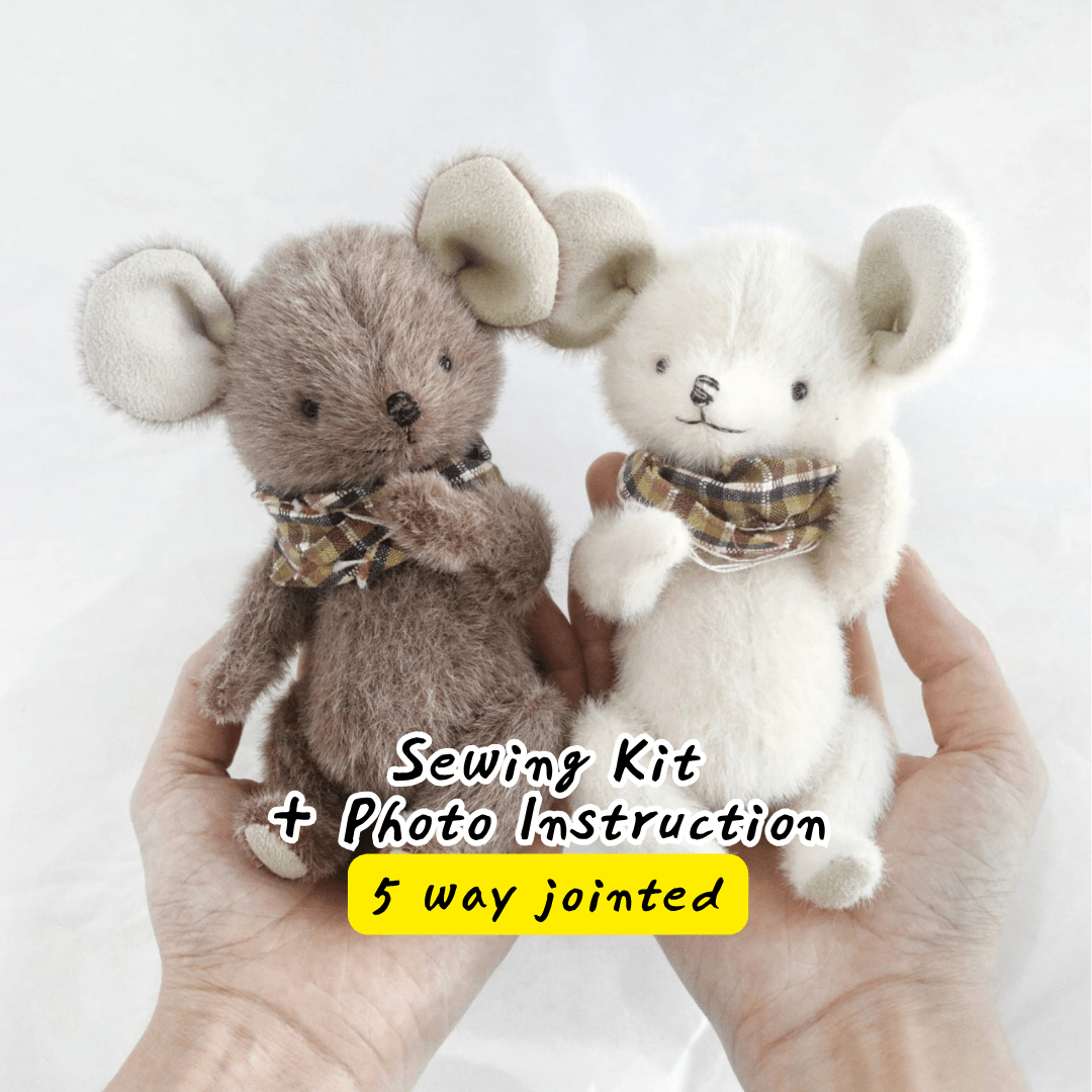 Teddy Mouse Sewing Kit
