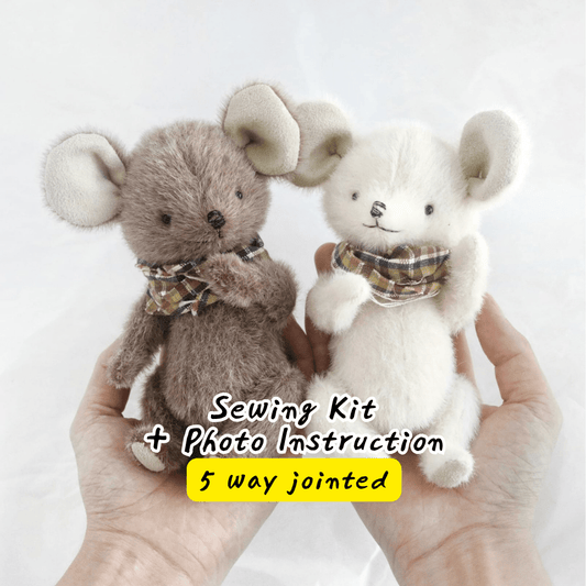 Teddy Mouse Sewing Kit