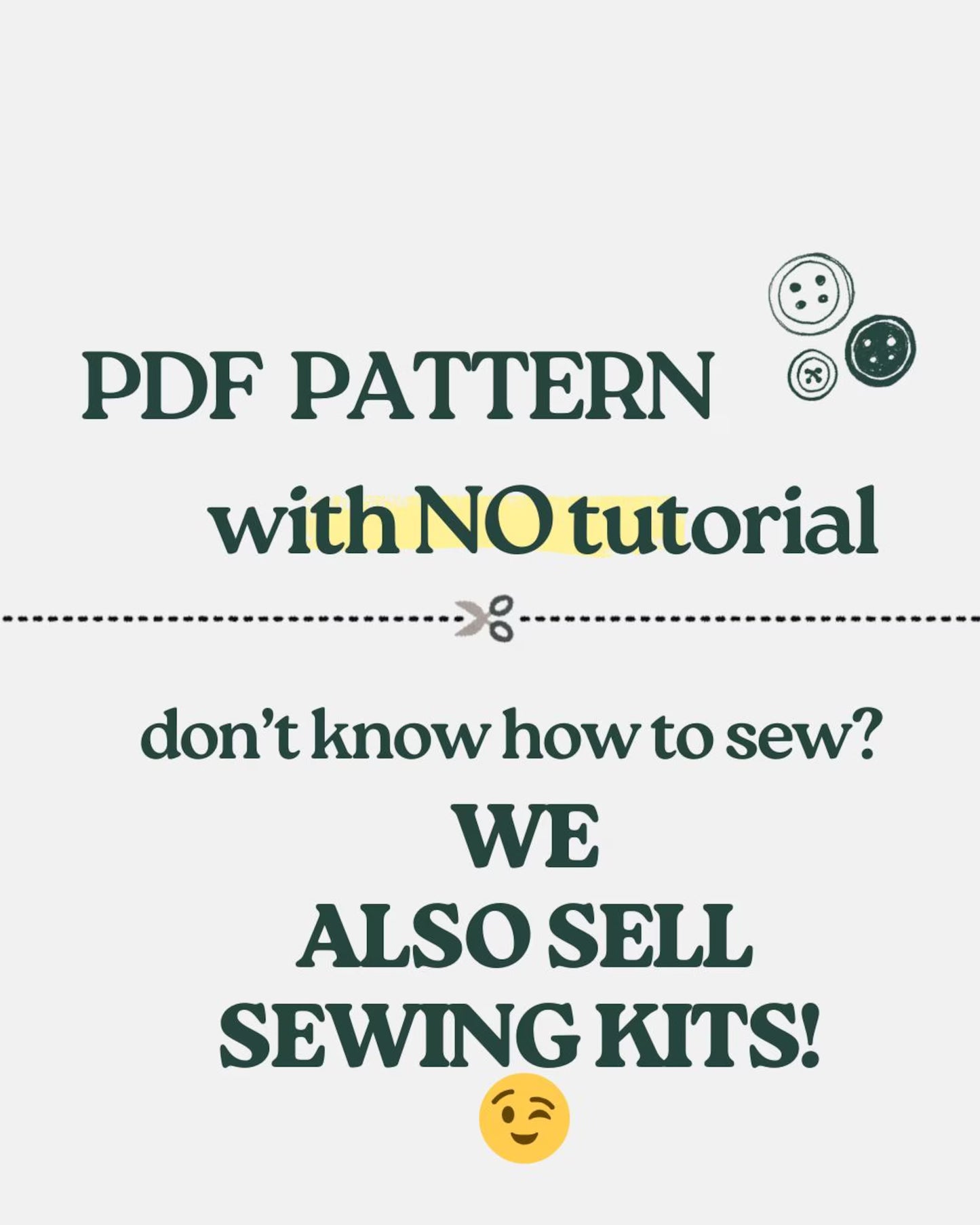 Miniature bear sewing pattern