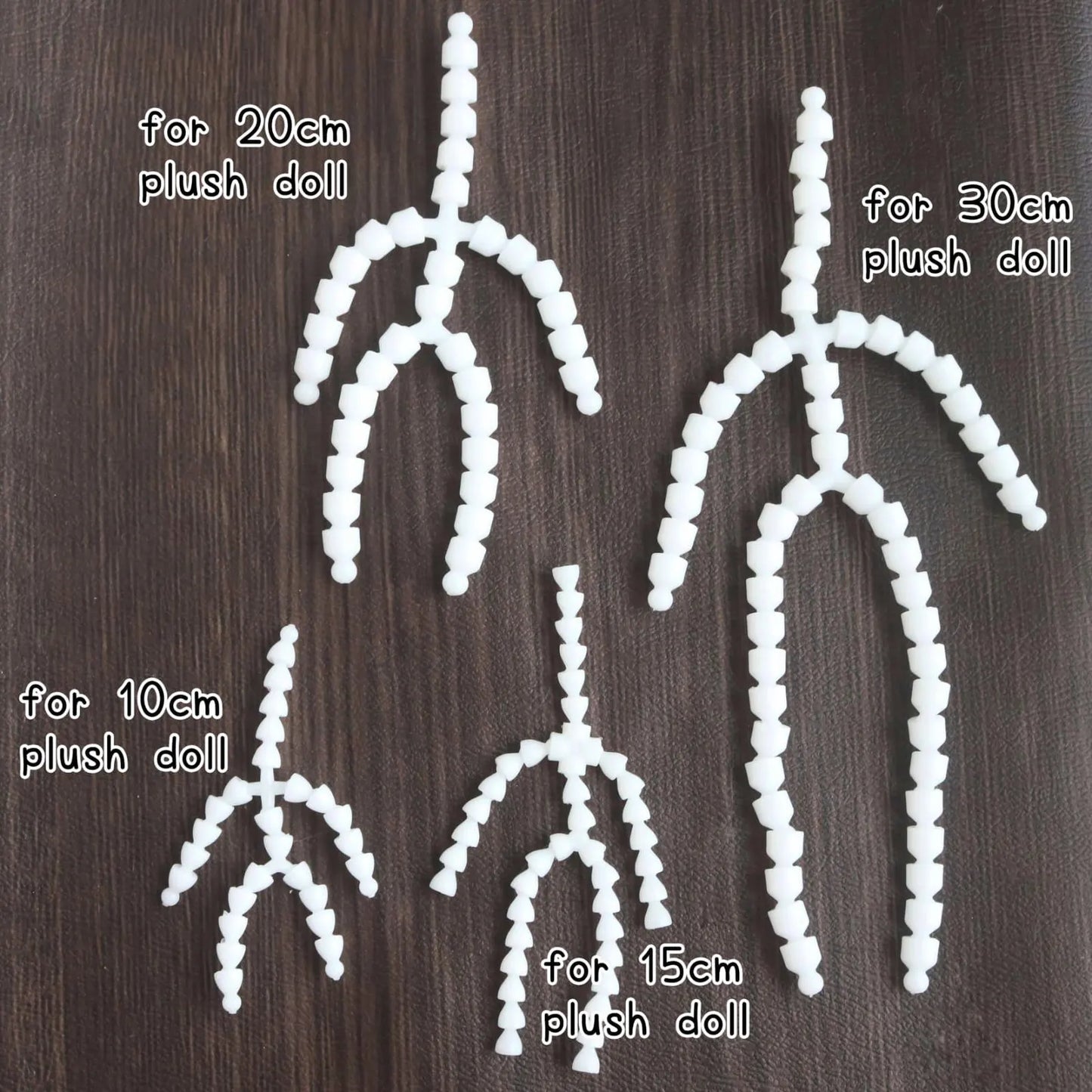 Plush Doll Armature Skeleton 10cm,15cm,20cm,30cm