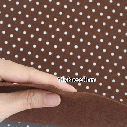 4pcs Polka Dot Felt Sheet 1mm