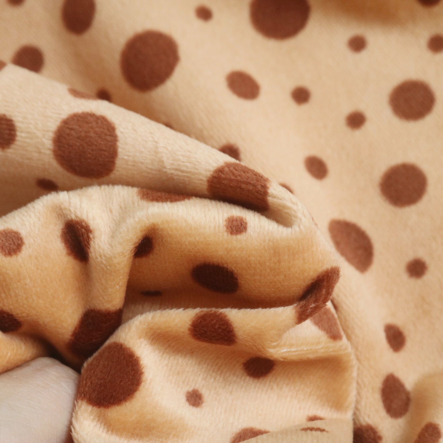 Polka Dot Minky Fabric 1mm M04