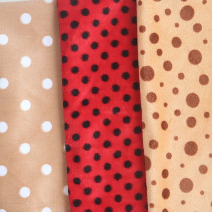 Polka Dot Minky Fabric 1mm M04