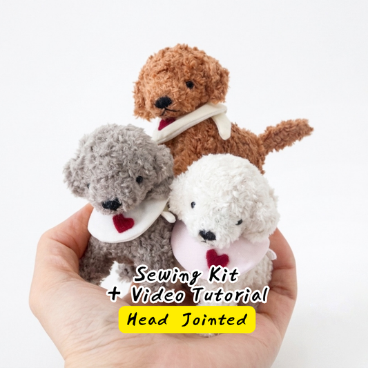 [Pre-order] Baby Poodle Sewing Kit