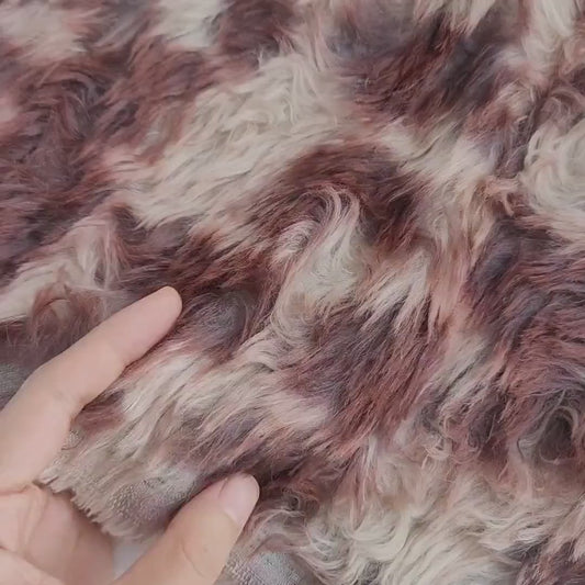 20mm vintage teddy bear mohair fabric A50