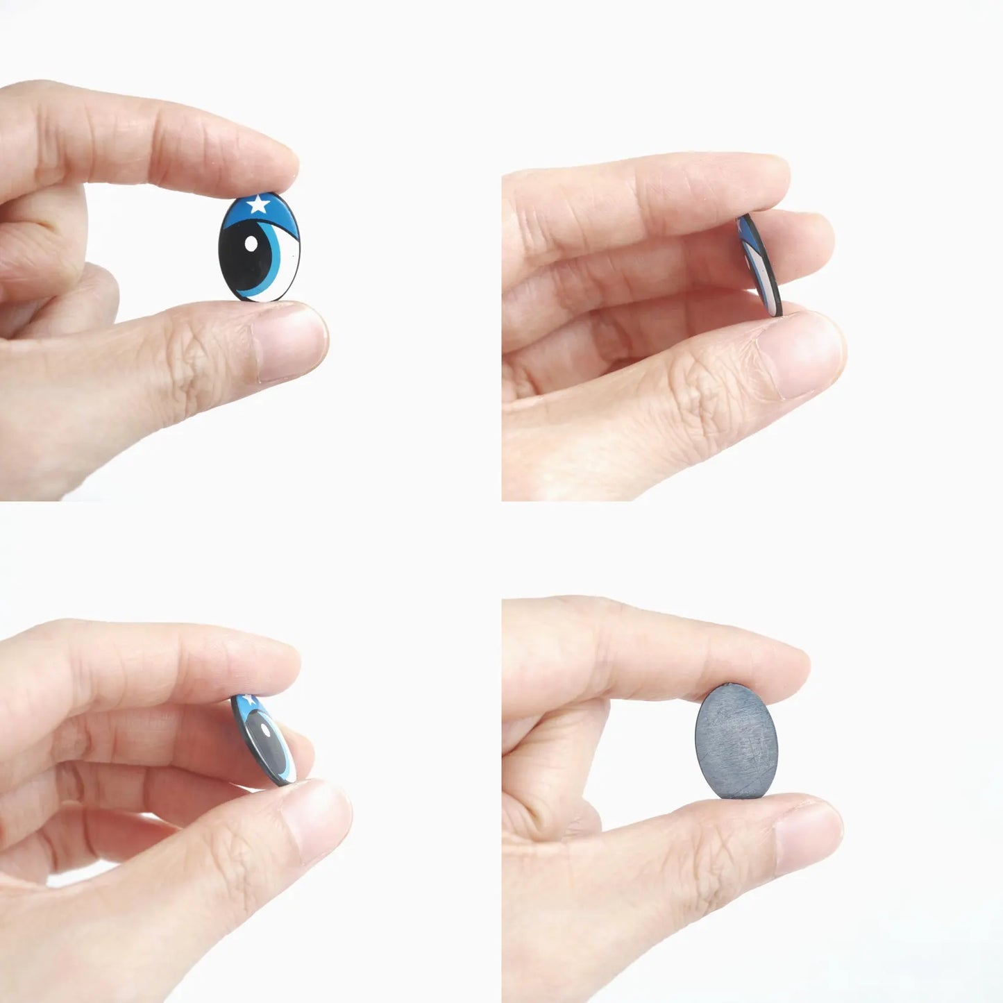 Flat Back Puppet Cartoon Eyes