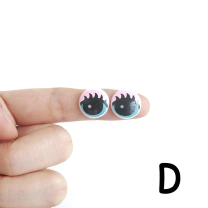 Flat Back Puppet Cartoon Eyes
