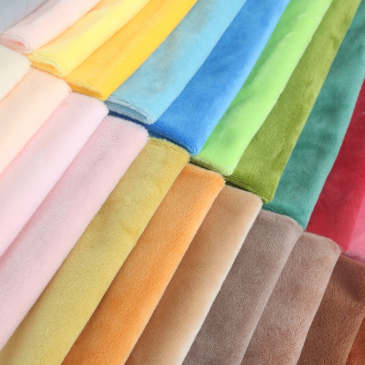 Solid Minky Fabric 1mm M01