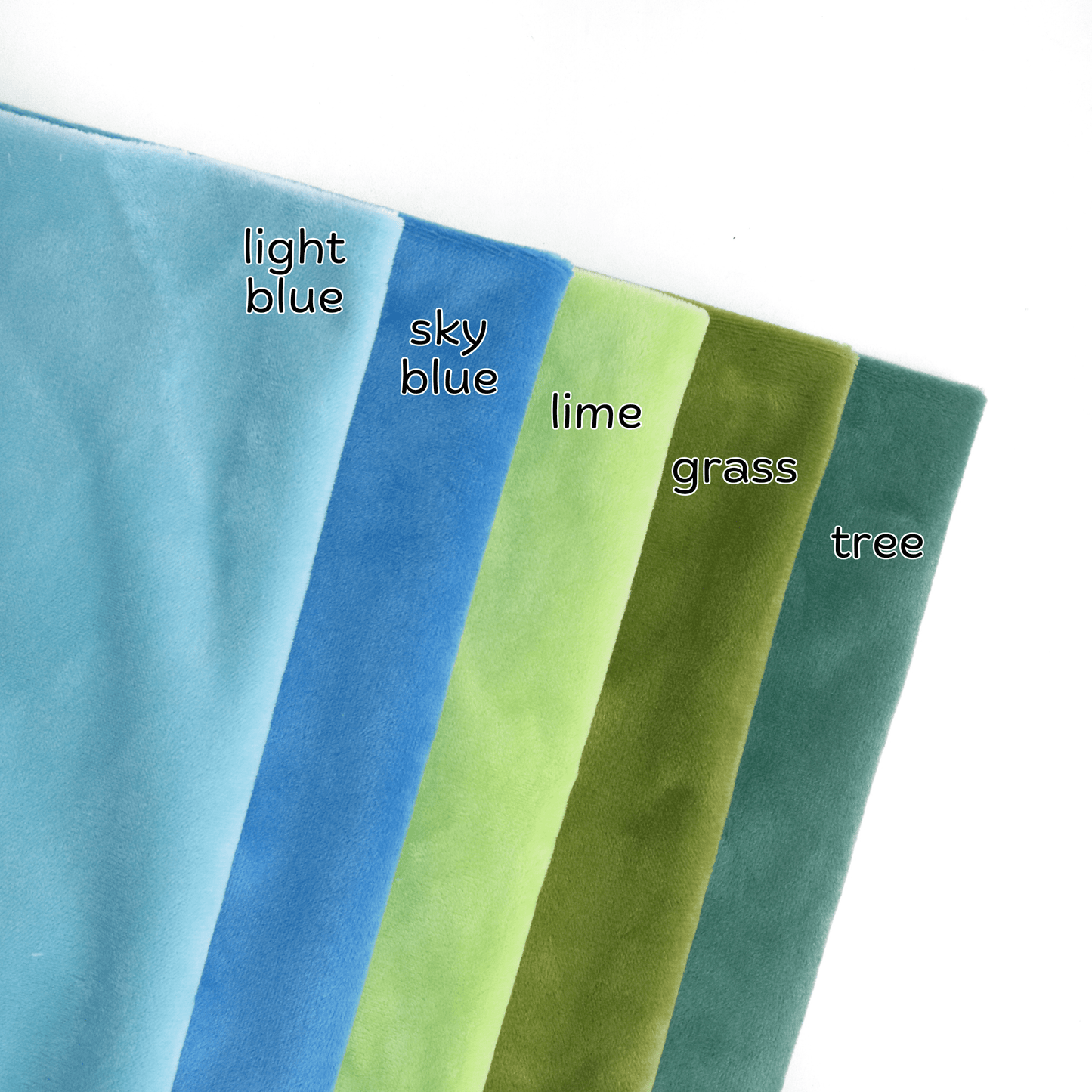 Solid Minky Fabric 1mm M01