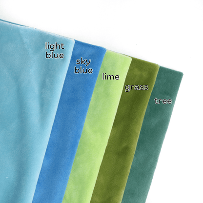Solid Minky Fabric 1mm M01