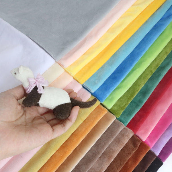 Solid Minky Fabric 1mm M01