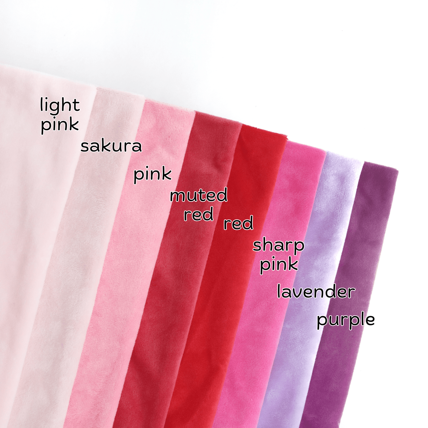 Solid Minky Fabric 1mm M01