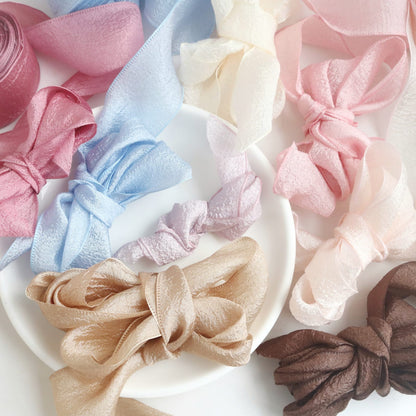 5yards Soft wrinkled ribbon