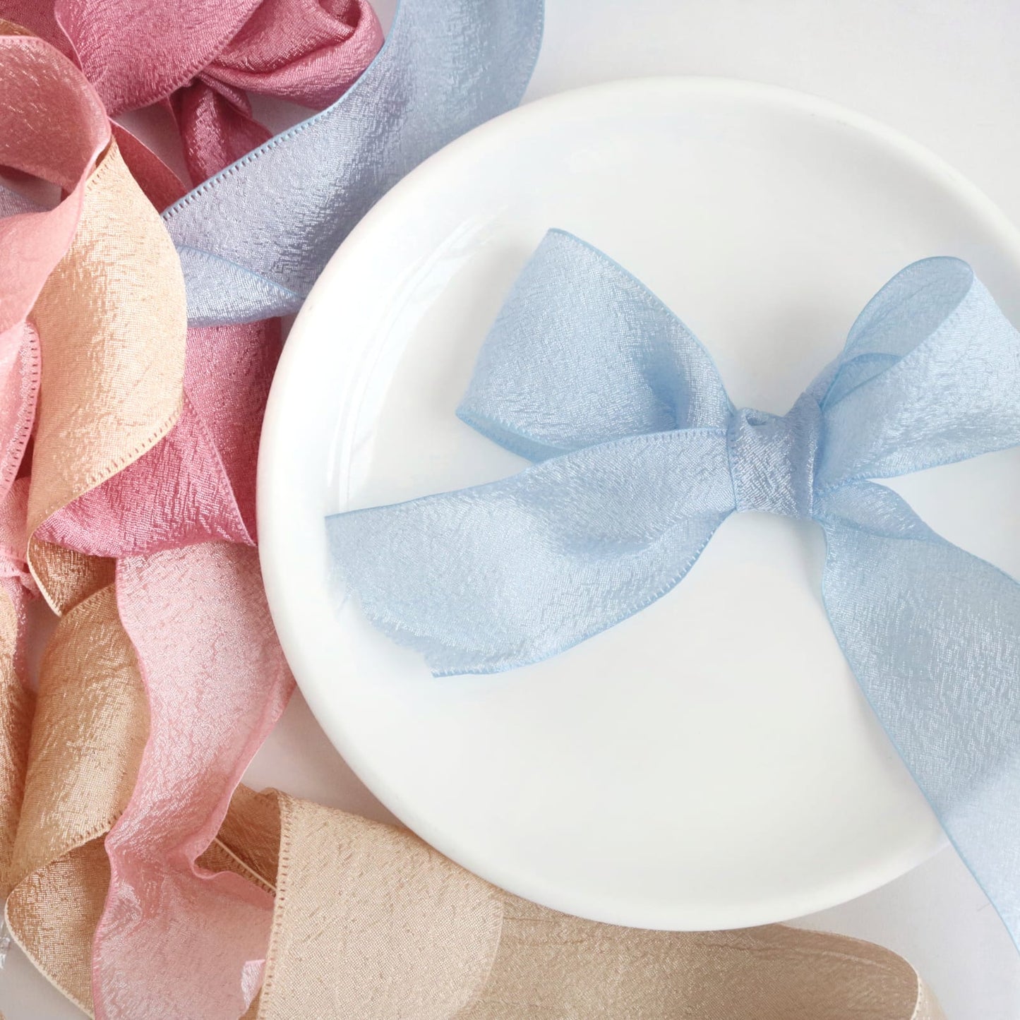 5yards Soft wrinkled ribbon