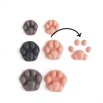 2pcs Soft Cat Paws, Bear Paw