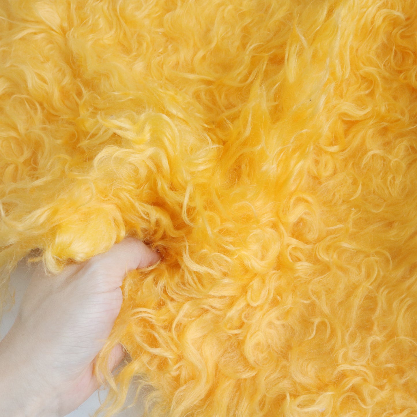 Hand-dyed Steiff Schulte Soft Mohair Fabric A77
