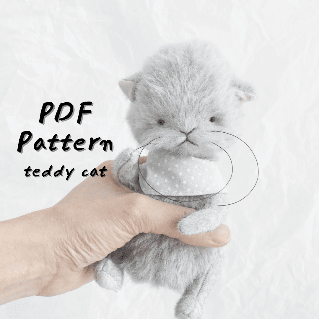 Teddy Cat Sewing Pattern