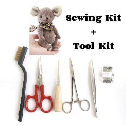 Teddy Mouse Sewing Kit