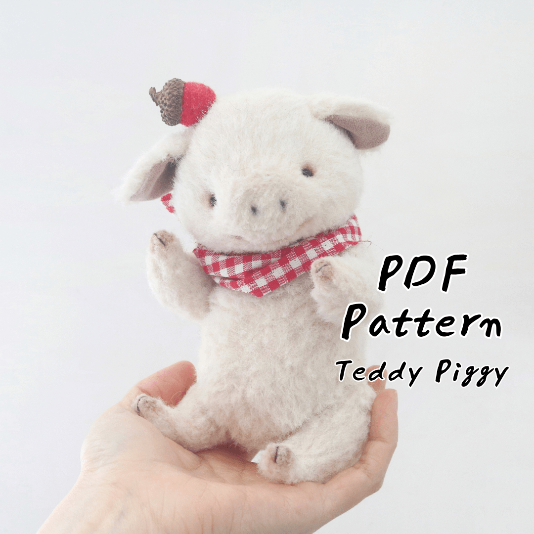 Teddy Pig Sewing Pattern