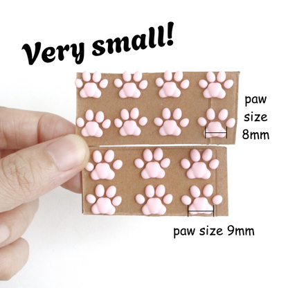 4pcs Tiny Clay Cat Paws