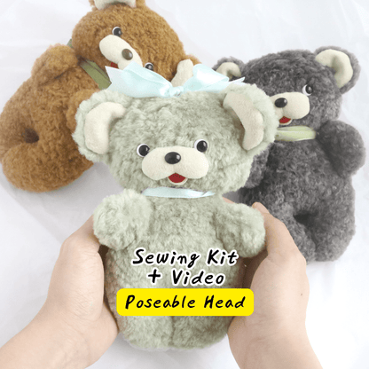 Vintage Style Bear Sewing Kit