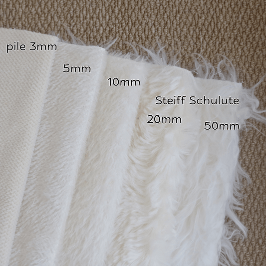 White Mohair Fabric Collection