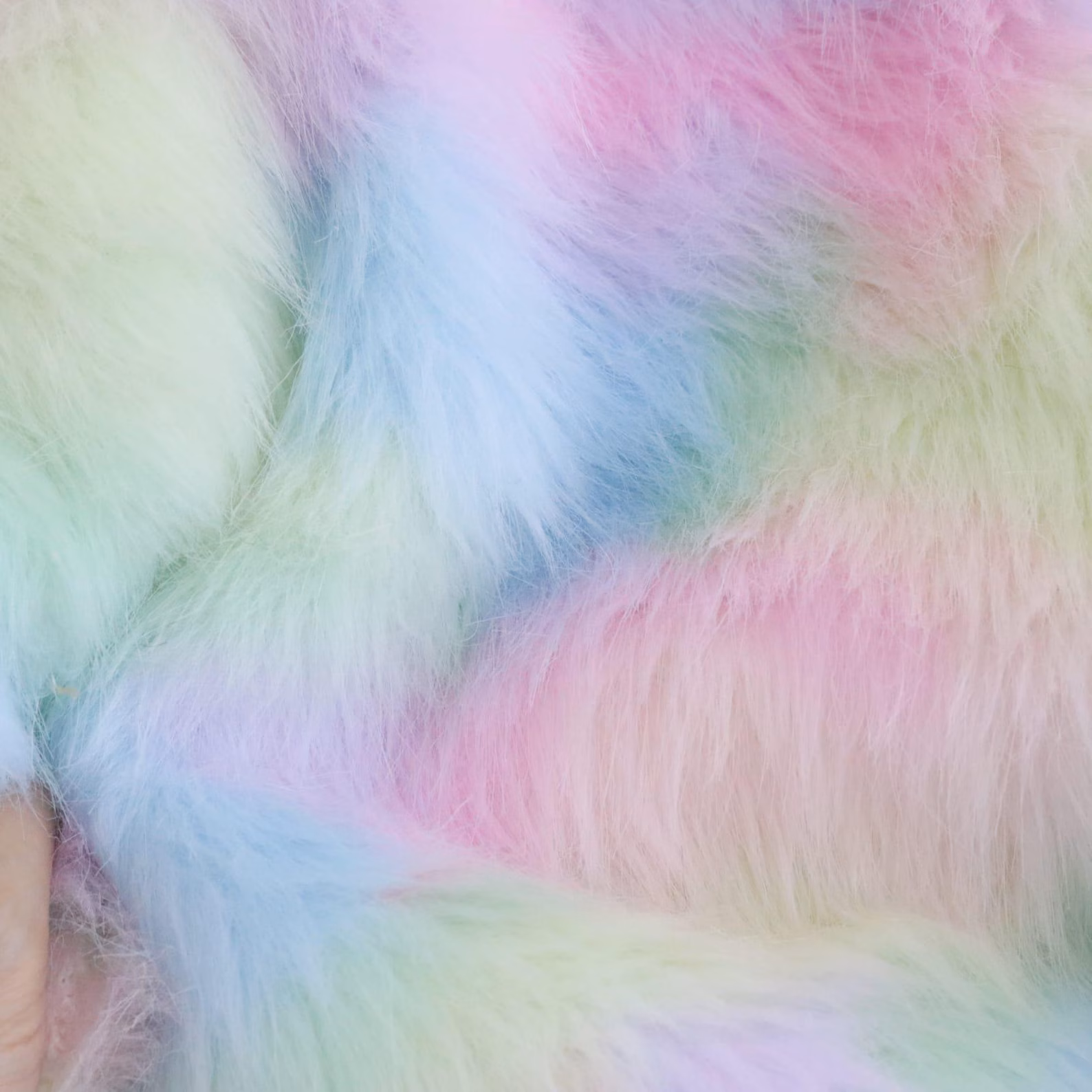 shaggy long pile rainbow fur B14 3 shaggy long pile rainbow fur B14 - Image 3