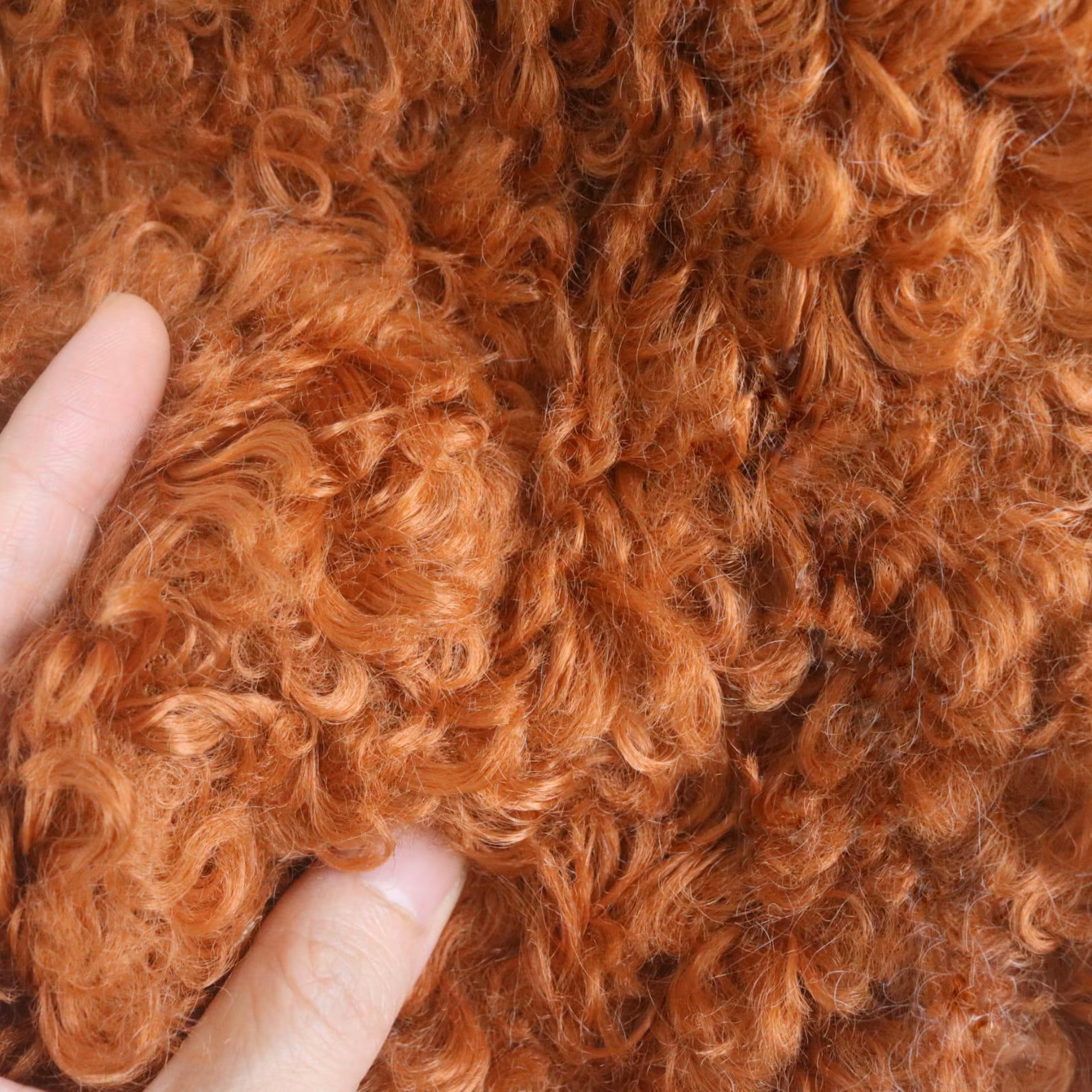 Soft Curly Faux Fur B09 4 Soft Curly Faux Fur B09 - Image 4